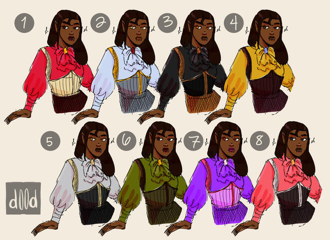 Vampire!Greta of Danesti Palette, 2021